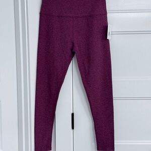 NWT Beyond Yoga Pants & Jumpsuits Yoga Mauve Leggings Size L